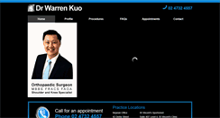 Desktop Screenshot of orthokuo.com