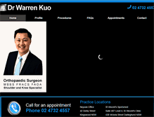 Tablet Screenshot of orthokuo.com
